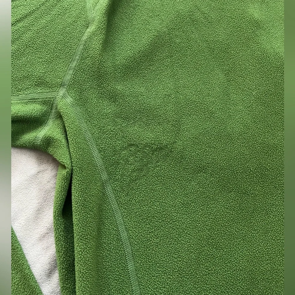 The North Face Men’s Green Fleece 1/4 Zip Pullover Size L